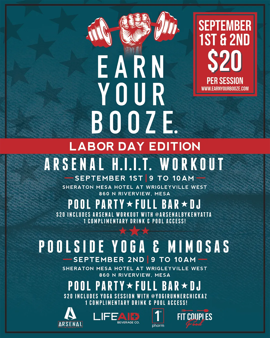 Labor Day weekend EYB events! Choose SAT -or- SUN
