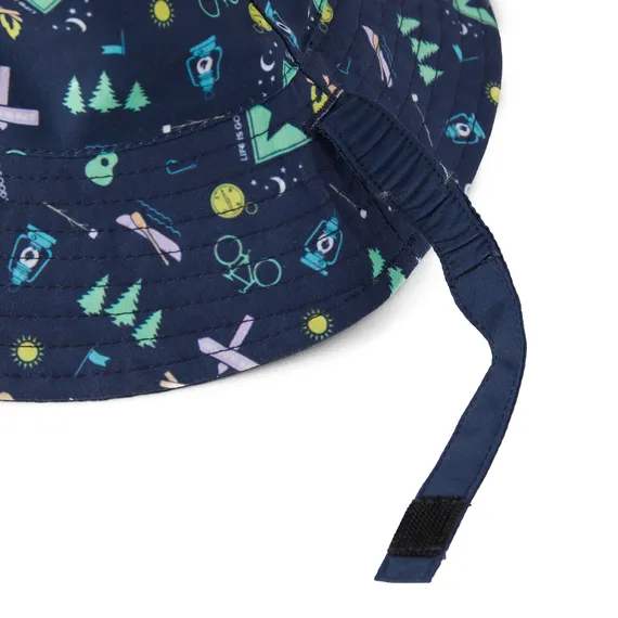 Life is Good Camp LIG Pattern Made in the Shade Bucket Hat