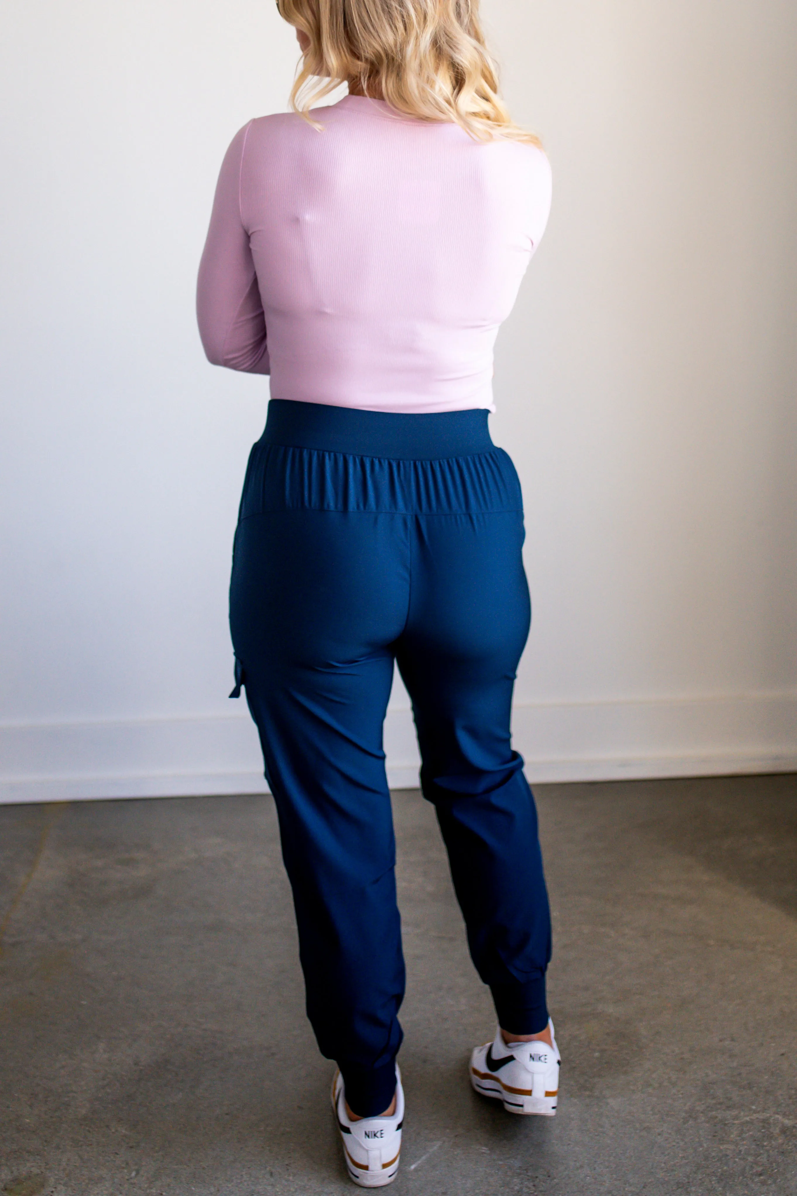 Lilac Long-Sleeved Micro-Ribbed Top