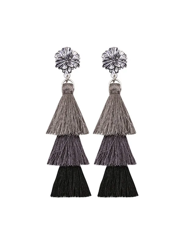 Long&Multi-layer Ethnic Earrings