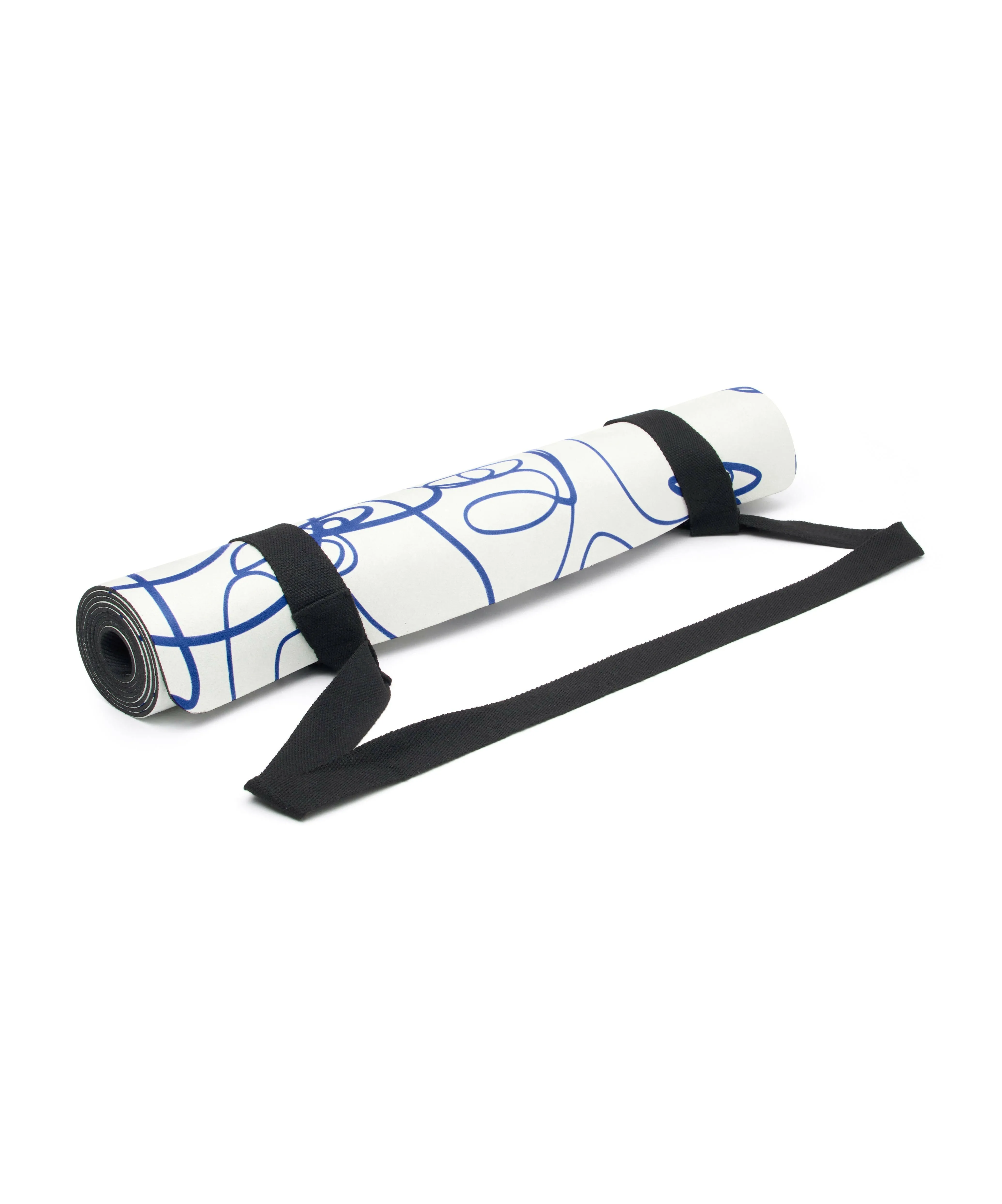 Luxe Recycled Yoga Mat - Ivory Abstract