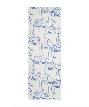Luxe Recycled Yoga Mat - Ivory Abstract
