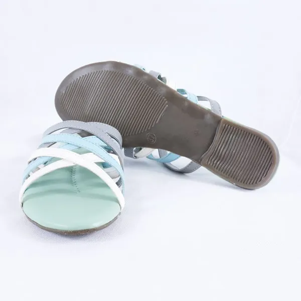 Maryn Multi Green Slides for Women