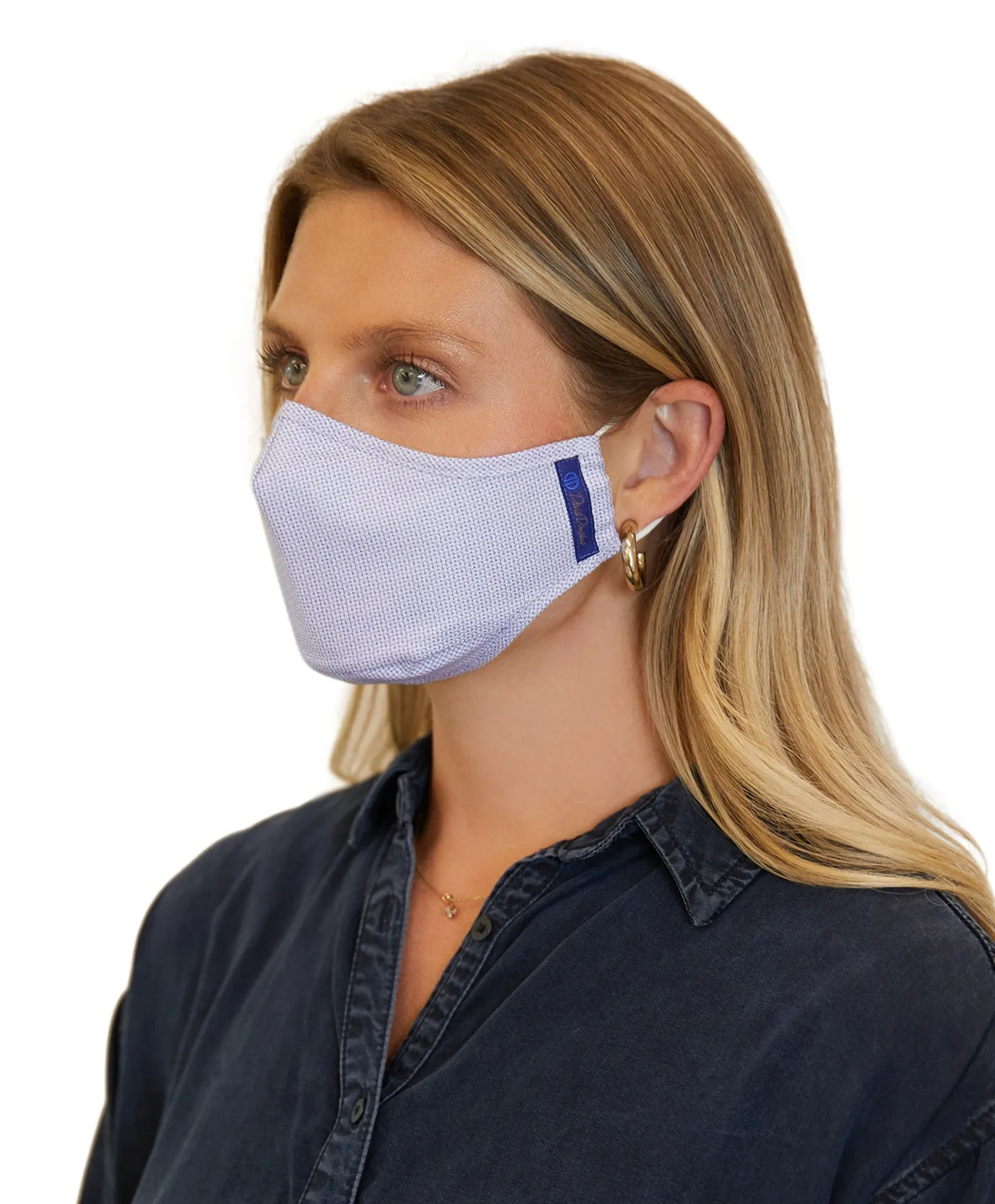 MASK01101999 | The Comfort Mask: Blue, Light Blue & Purple 3-Pack