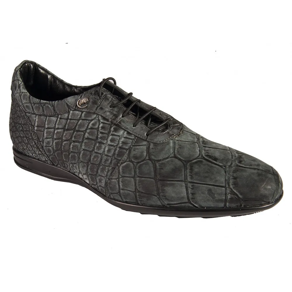Mauri 9295/4 Body Alligator Shoes Nabuk Black