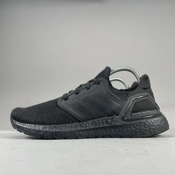 Men’s 7.5 Women’s 8.5 Adidas UltraBoost 20 Black Running Shoes Athletic Sneakers