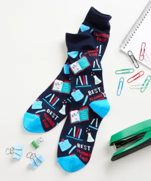 Men's Crew Sock, Best Teacher