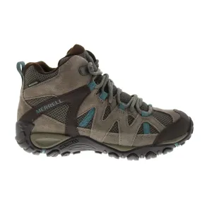 Merrell Deverta 2 Mid Waterproof J034744 Womens Gray Suede Hiking Boots