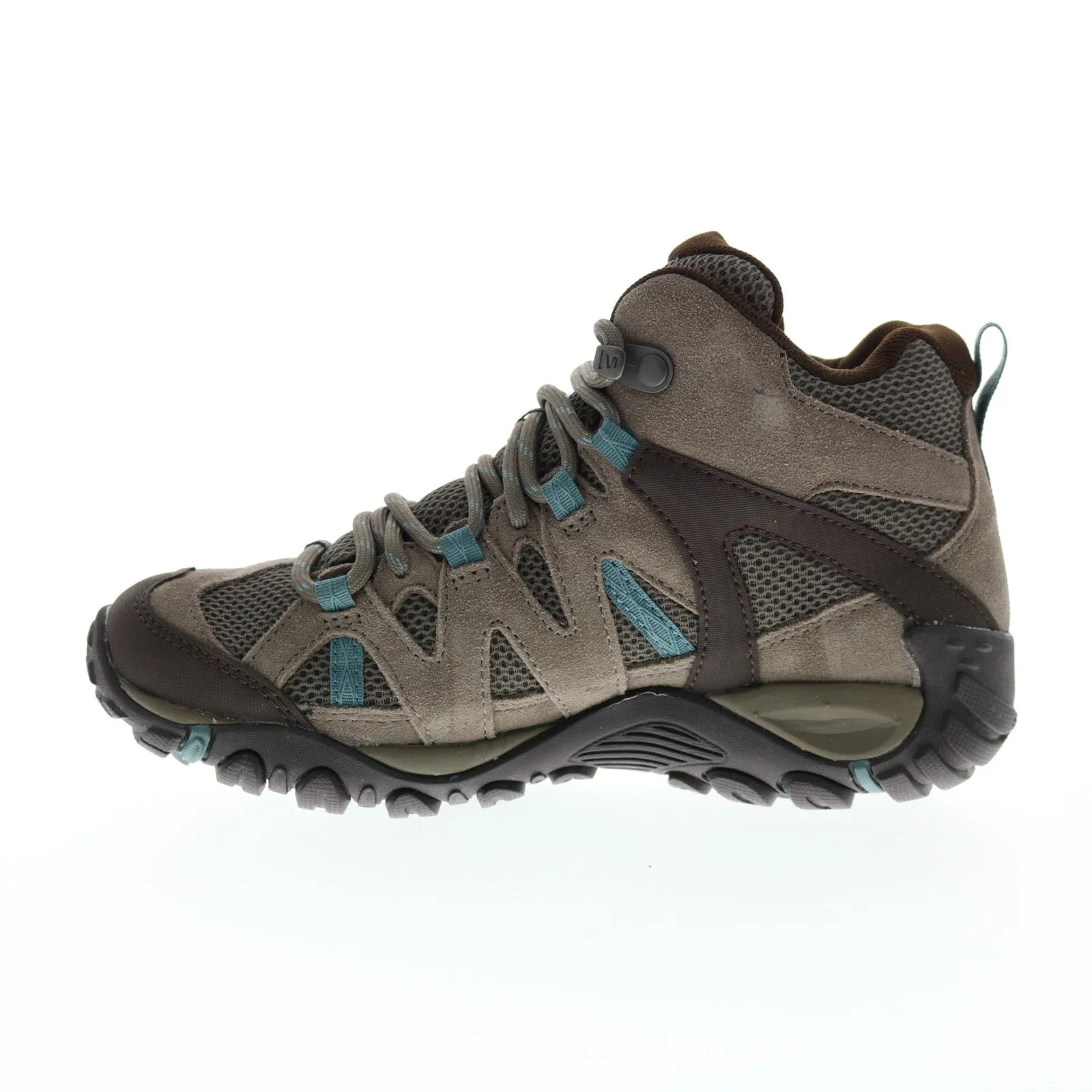 Merrell Deverta 2 Mid Waterproof J034744 Womens Gray Suede Hiking Boots