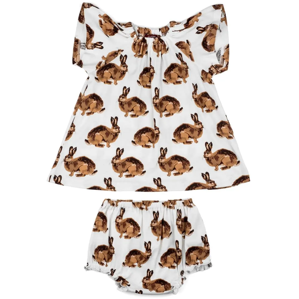 Milkbarn Dress & Bloomer Set
