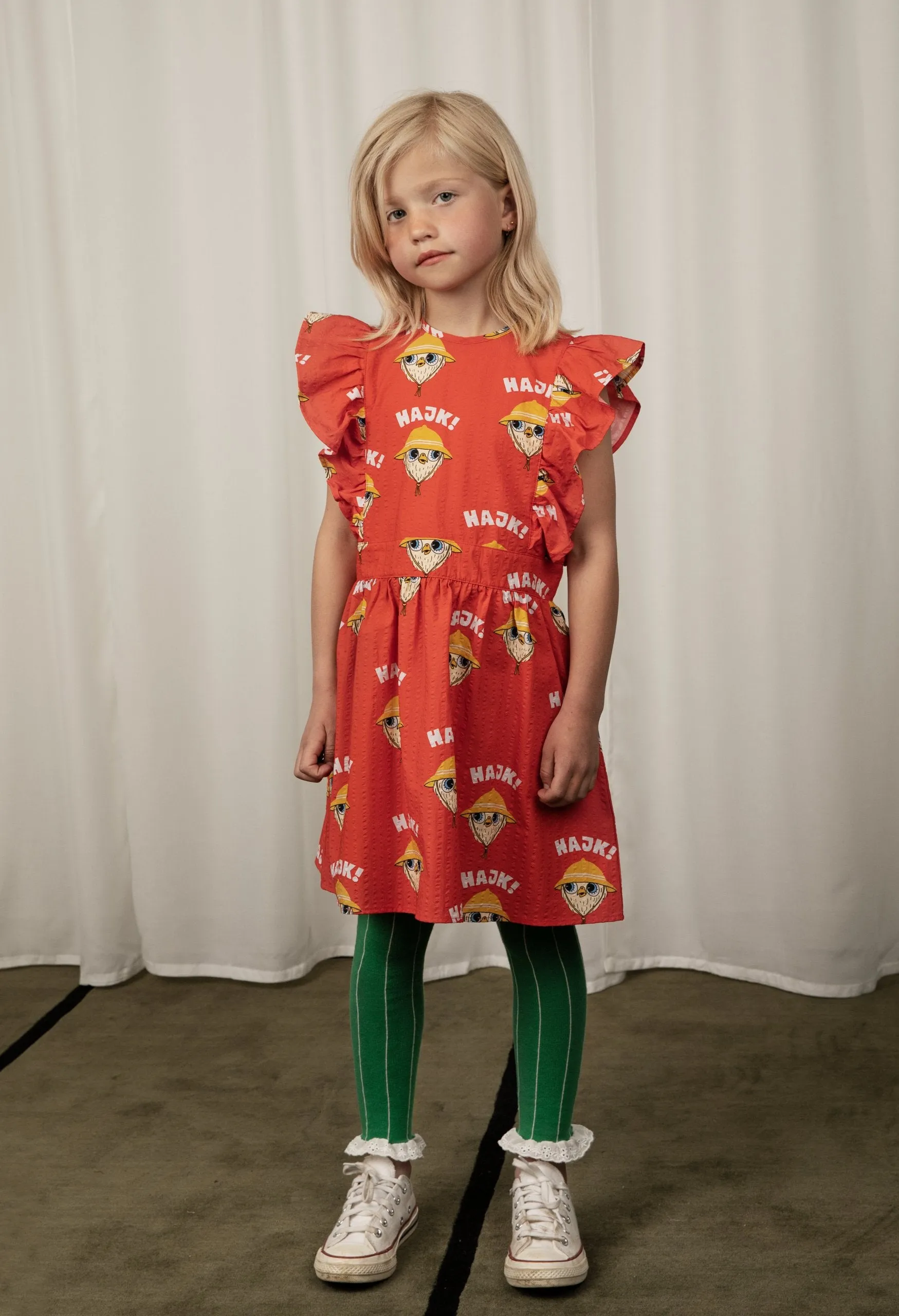 Mini Rodini | Hike aop woven ruffle dress