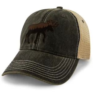 Moose Tree Skyline Leather Patch Dirty Water Trucker