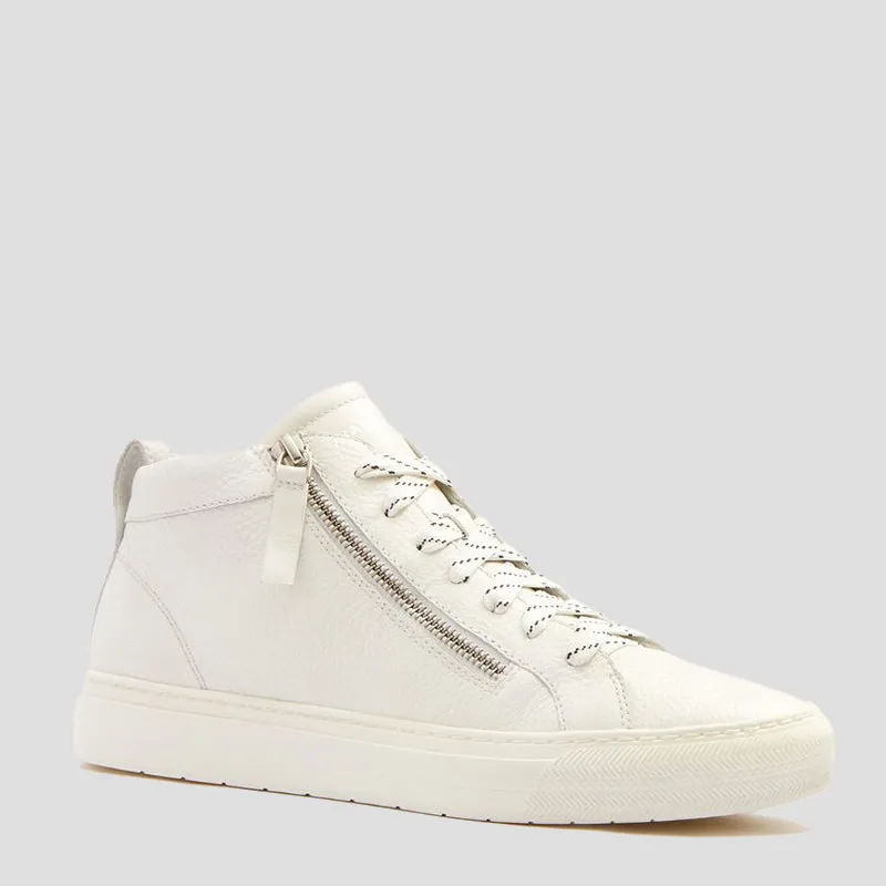 MORGAN - WHITE TUMBLED LEATHER