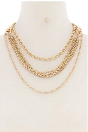 Multi Layer Chain Necklace