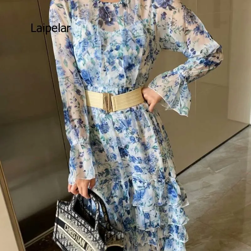 Multi-Layer Holiday Ruffle Summer Dress