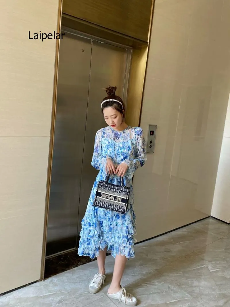 Multi-Layer Holiday Ruffle Summer Dress