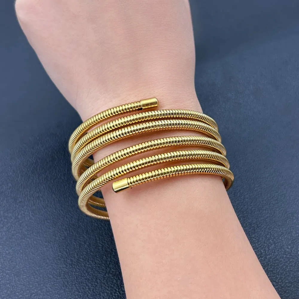 Multi-layer Spring Bracelet