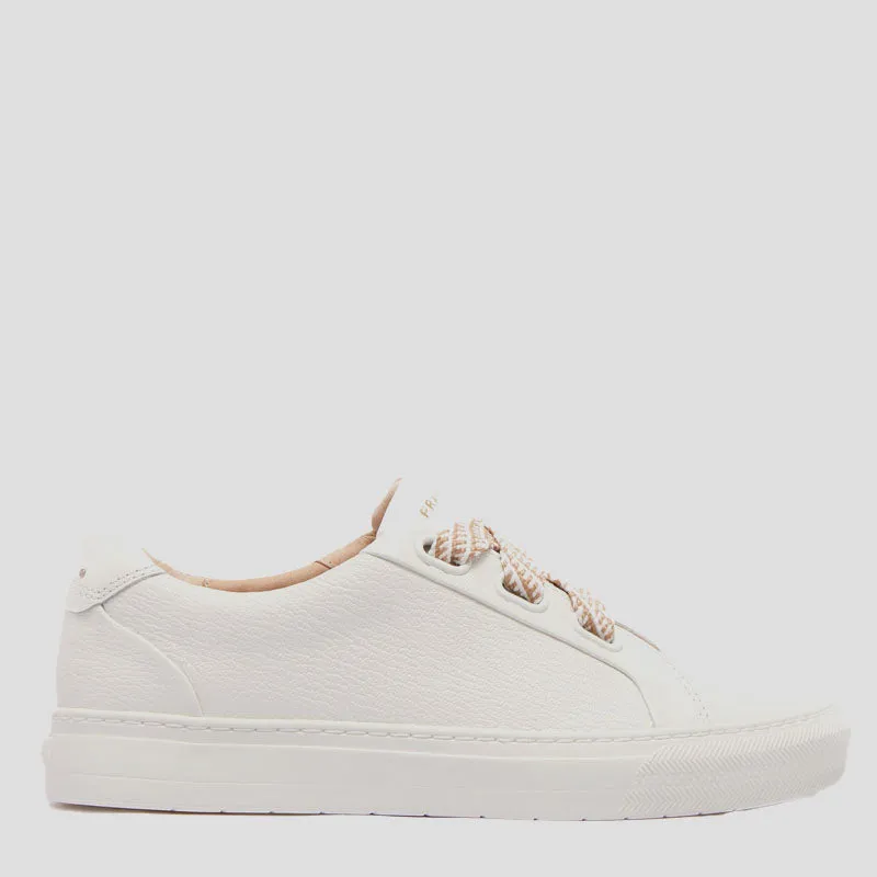 MYA - WHITE TUMBLED LEATHER