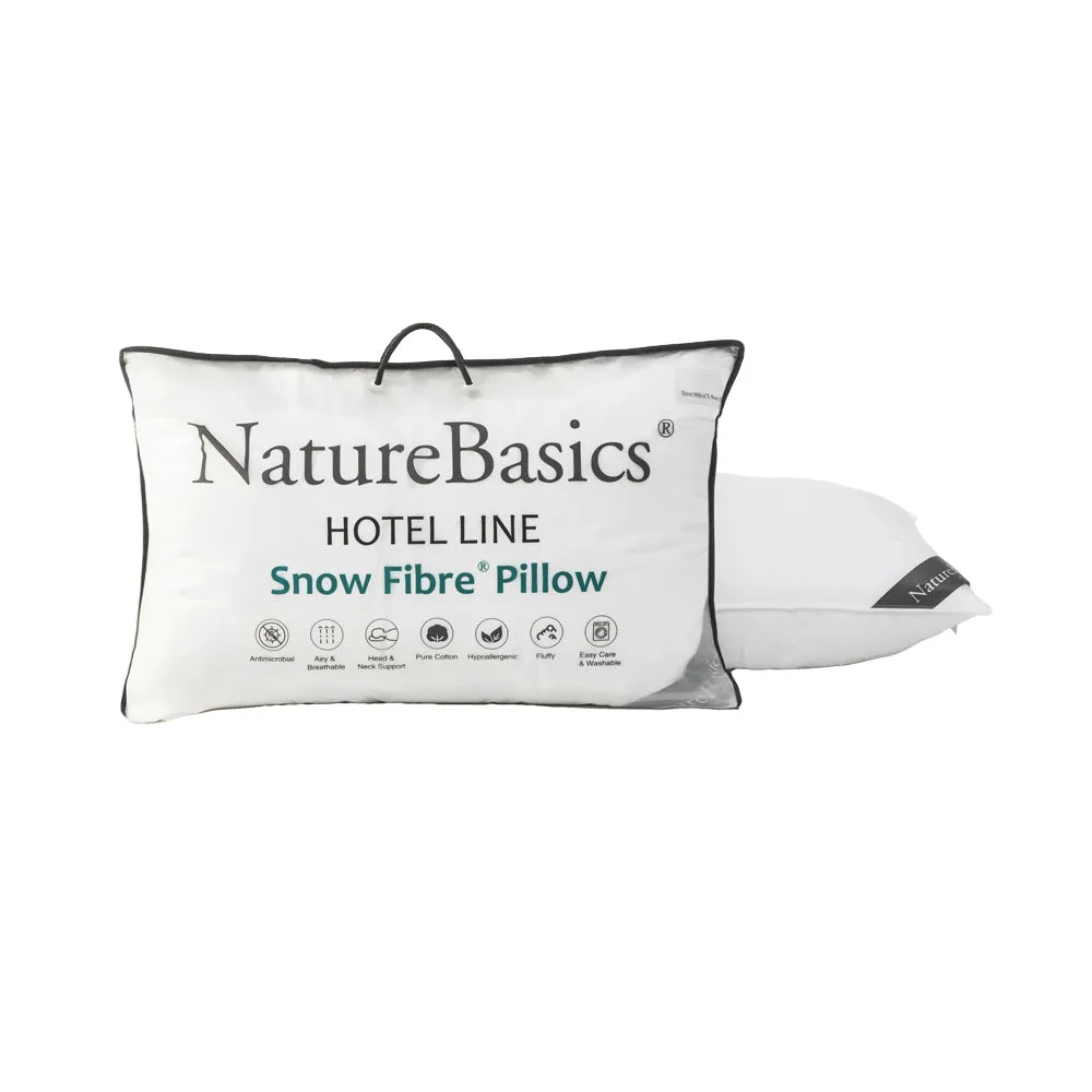 Nature Basics Hotel Line Firm Snow Fibre Pillow