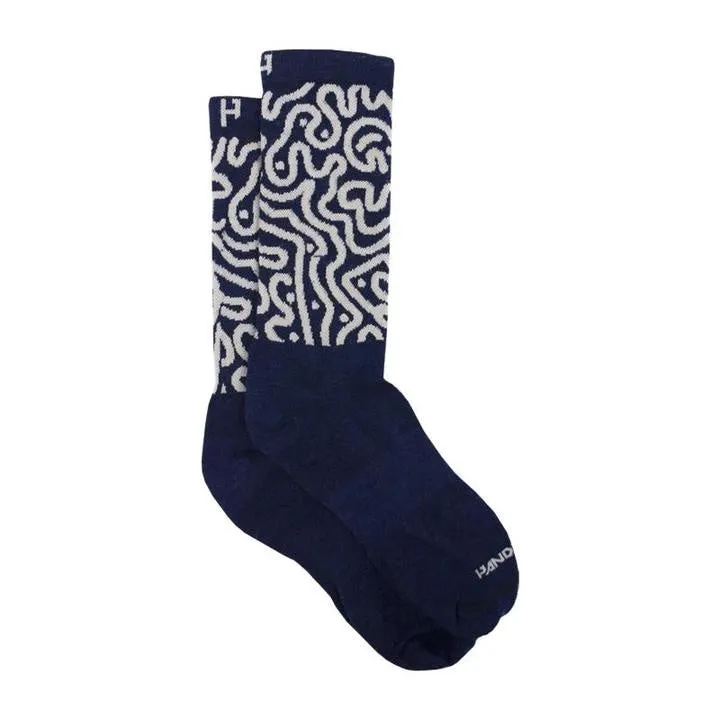 Navy Switchback Wool