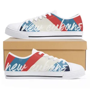 New Cubans Womens Rubber Low Top Canvas Shoes