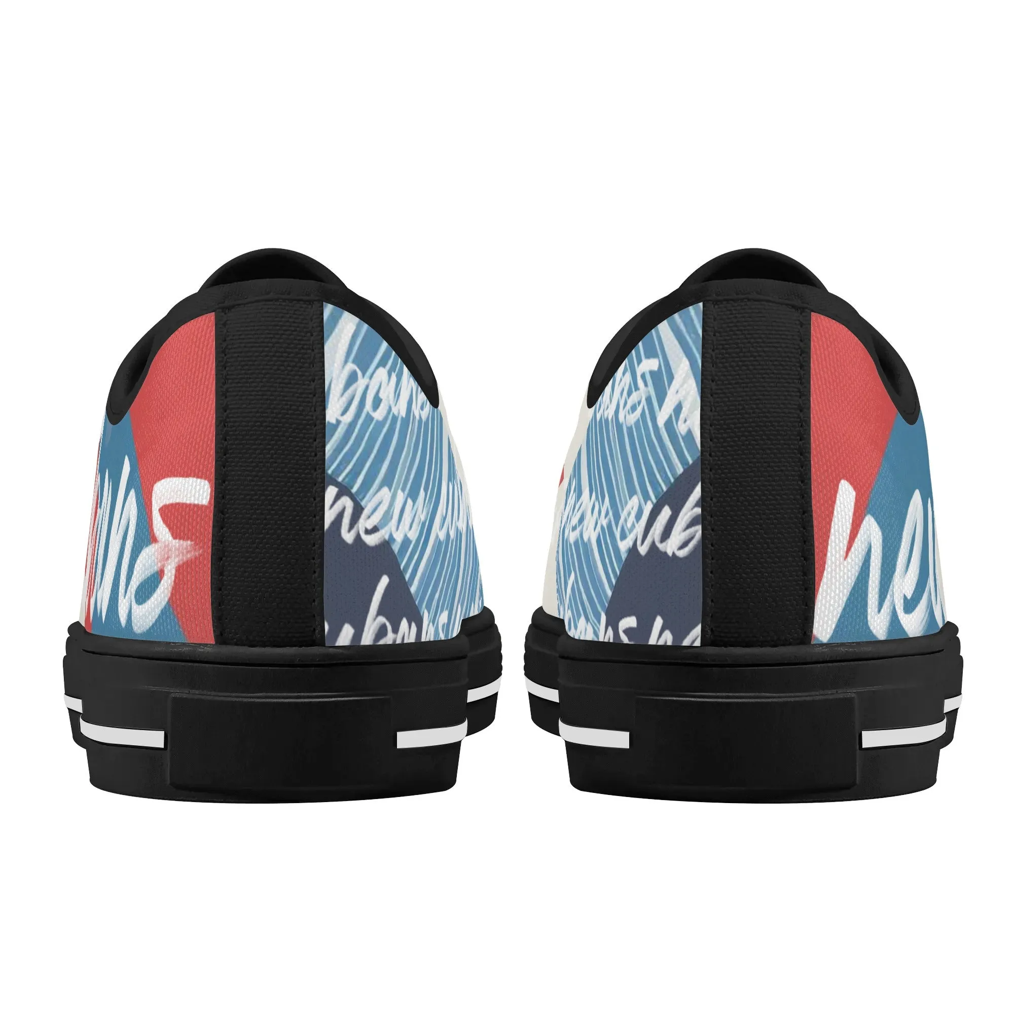 New Cubans Womens Rubber Low Top Canvas Shoes