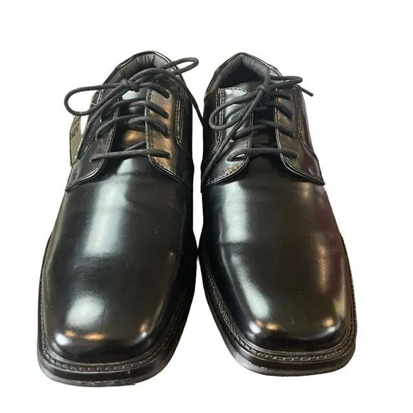 New Dockers Men's Black Irving Oxford Slip-Resistant Dress Work Shoes Size 8M