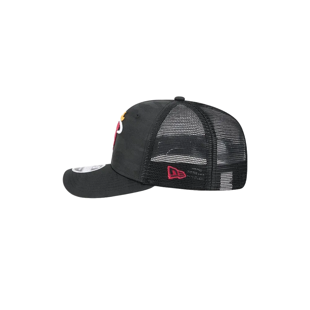 New Era Miami HEAT Camo Trucker Snapback