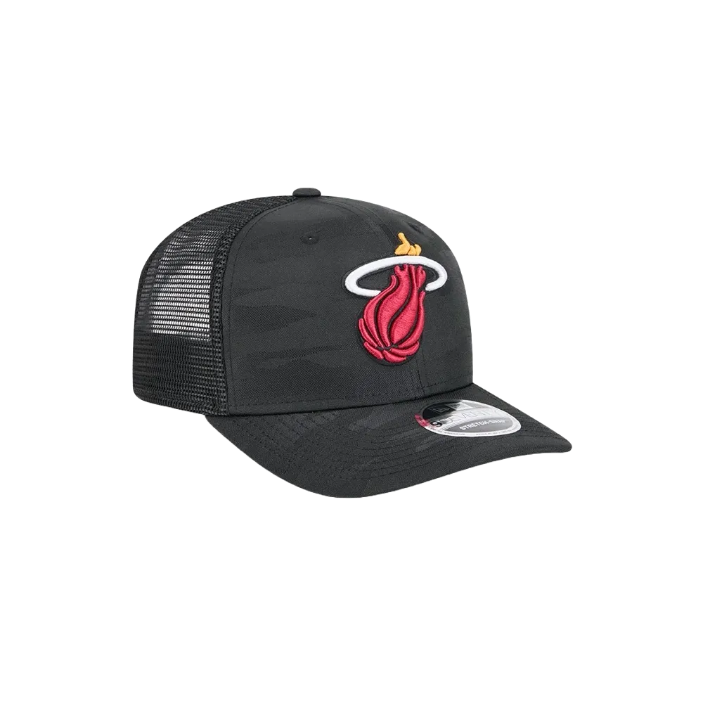 New Era Miami HEAT Camo Trucker Snapback