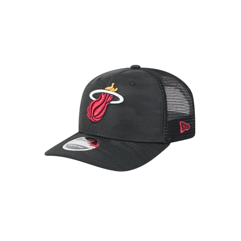 New Era Miami HEAT Camo Trucker Snapback