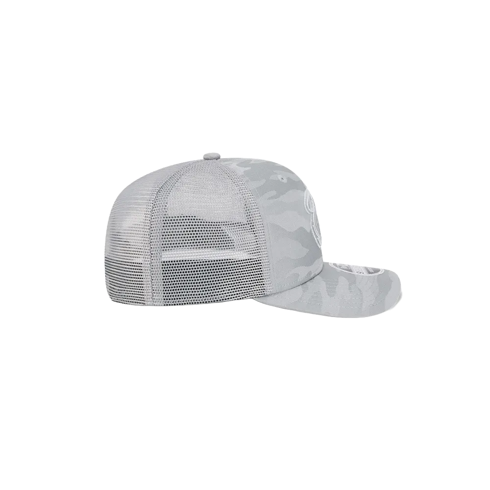 New Era Miami HEAT Grey Camo Trucker Snapback