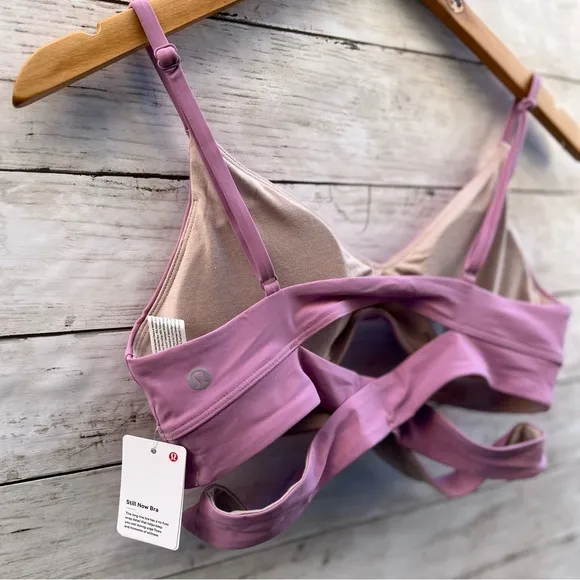 NEW Lululemon Sz 10 Jubilee Lavender Pink Crossover Strappy Longline Sports Bra