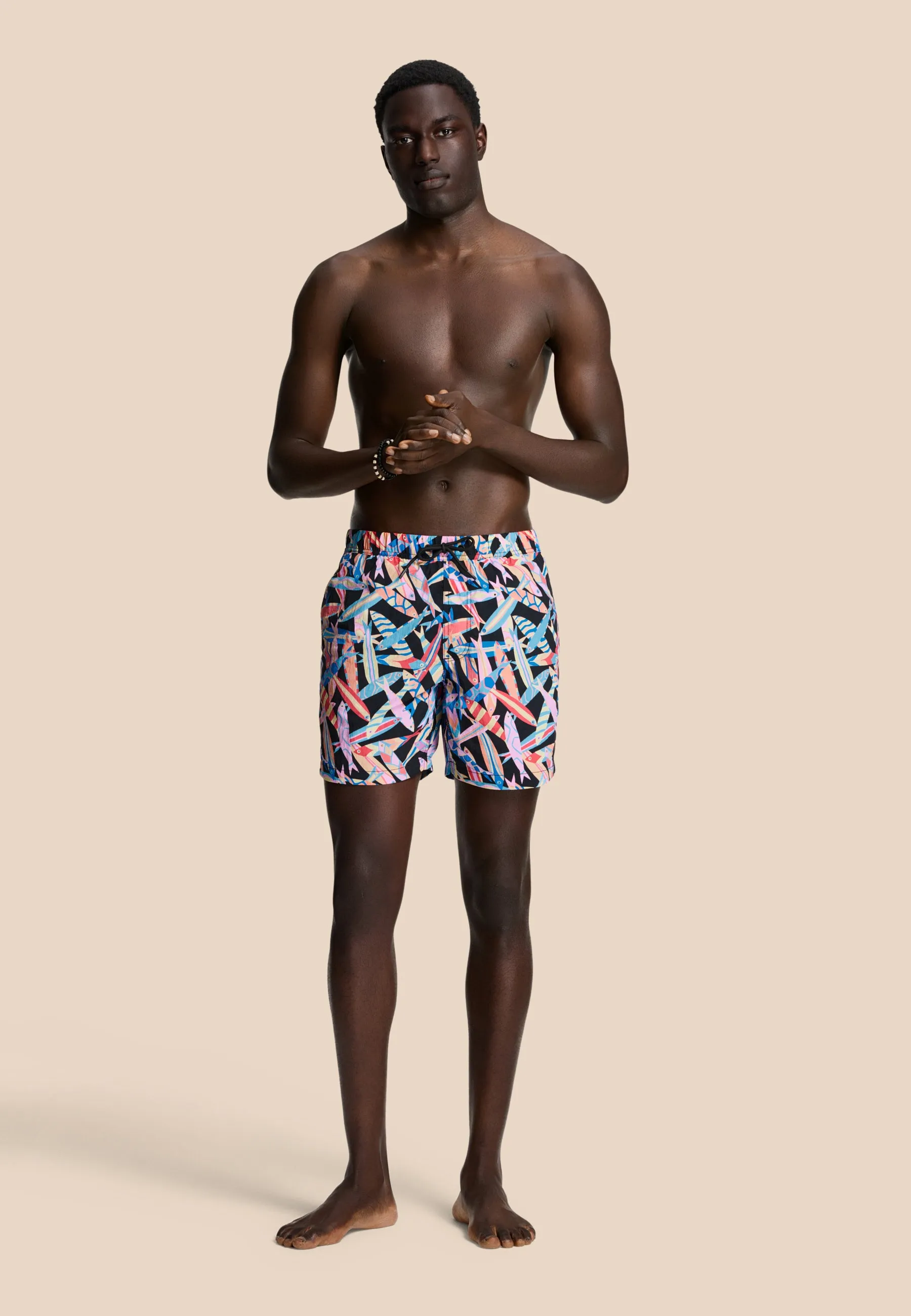 NICK QUICK DRY swim shorts fish | multicolour