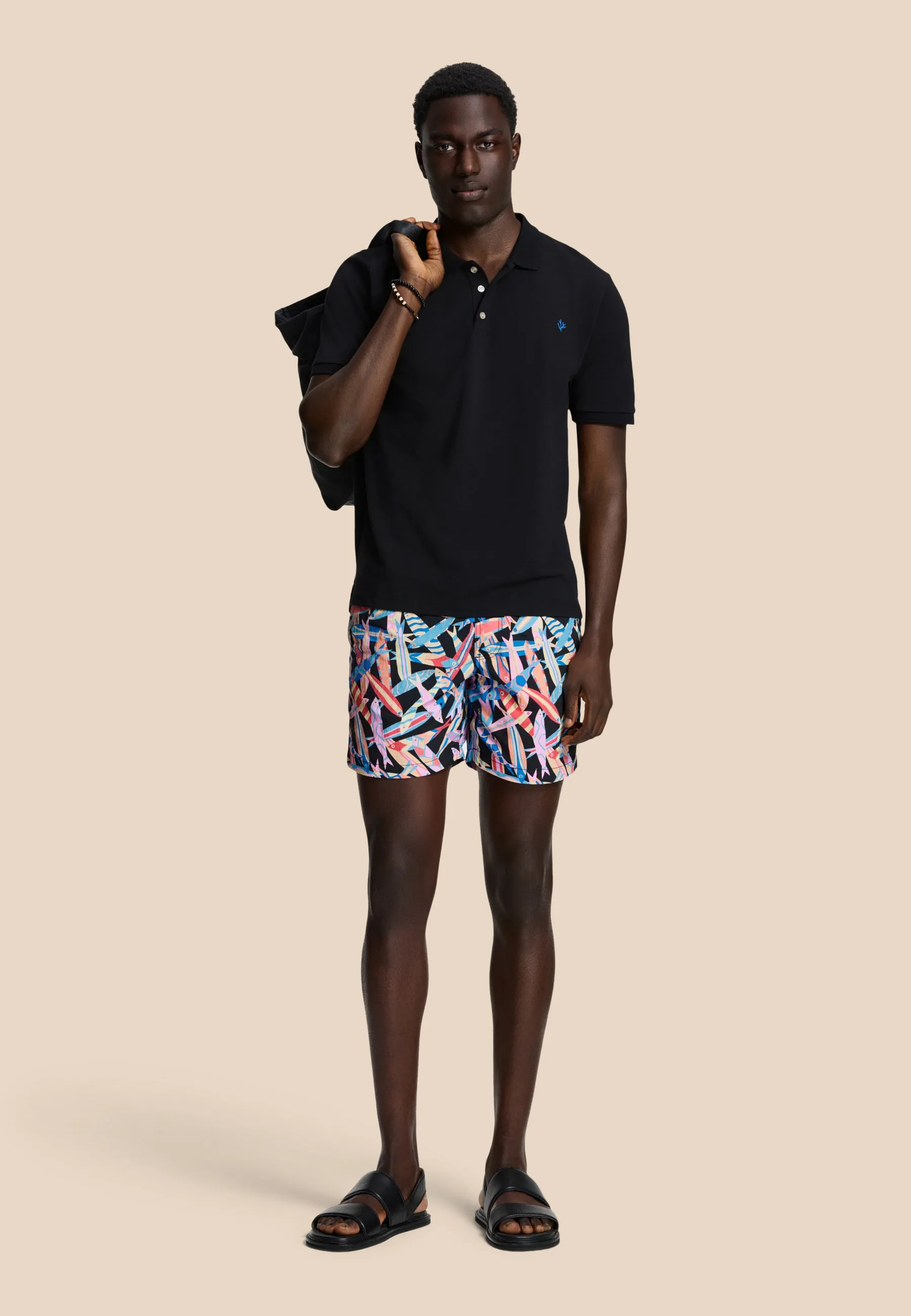 NICK QUICK DRY swim shorts fish | multicolour