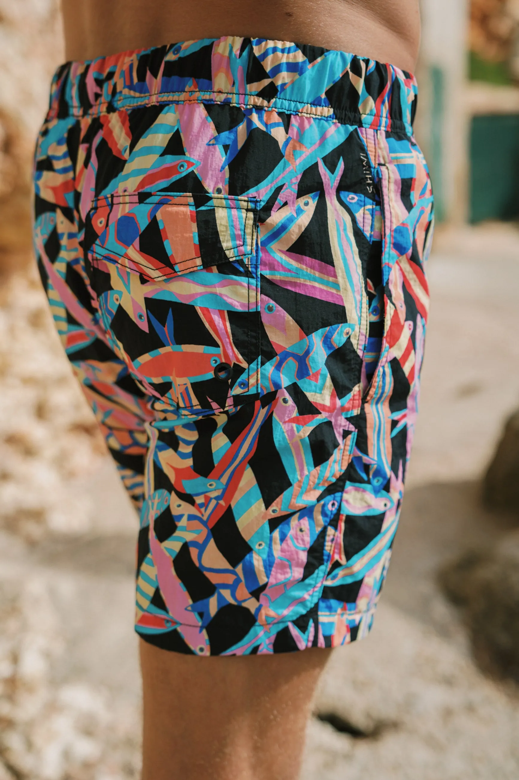 NICK QUICK DRY swim shorts fish | multicolour