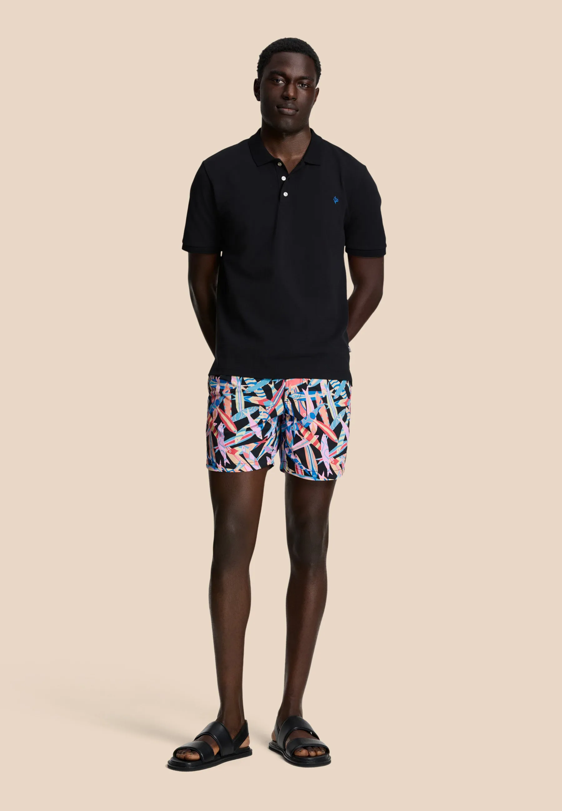 NICK QUICK DRY swim shorts fish | multicolour