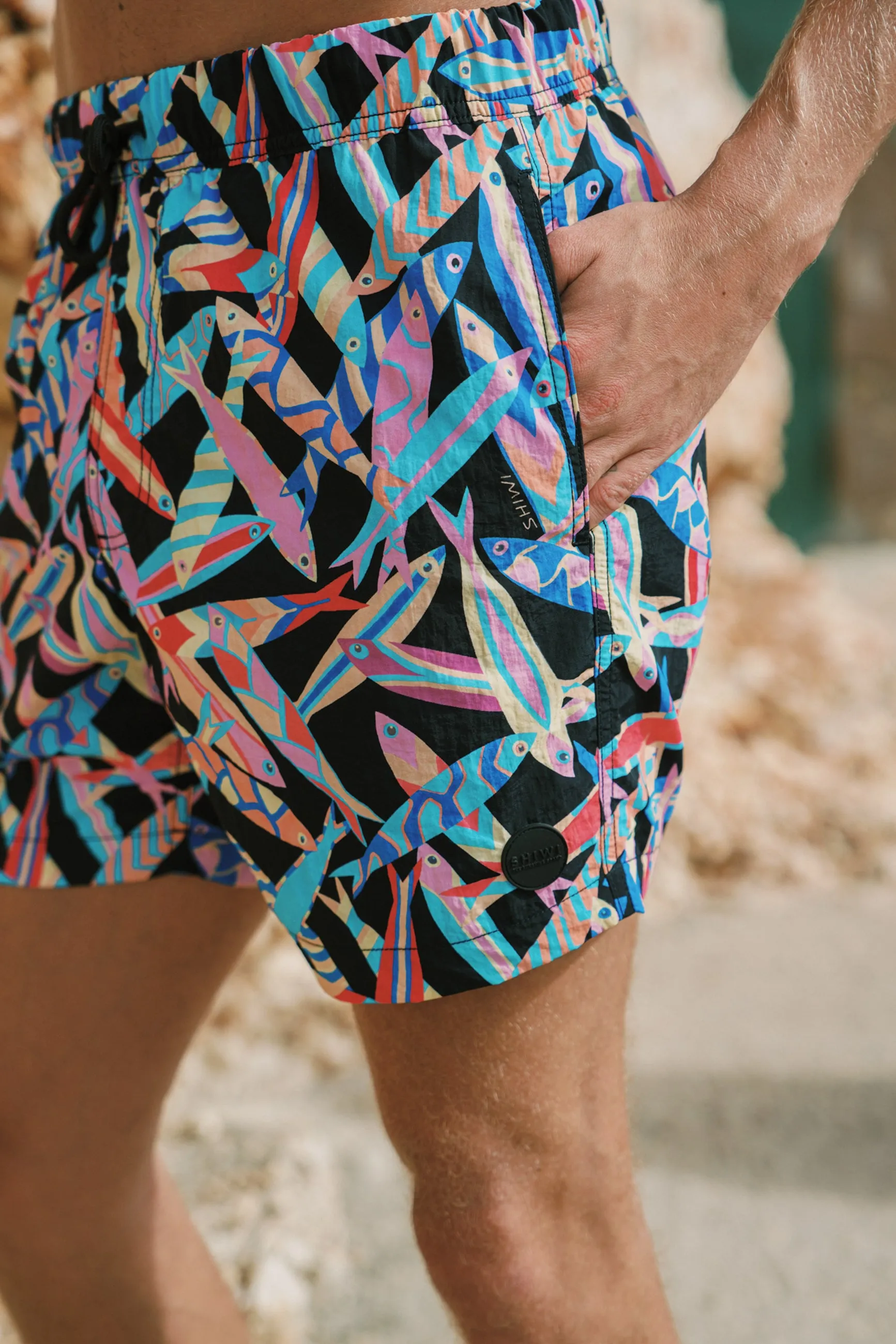NICK QUICK DRY swim shorts fish | multicolour
