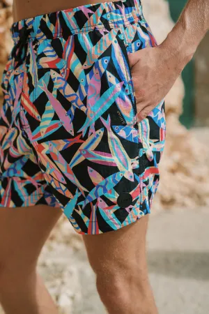 NICK QUICK DRY swim shorts fish | multicolour
