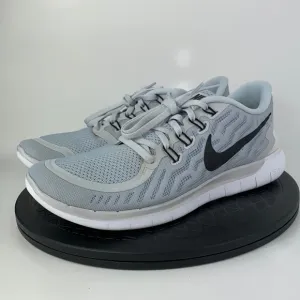 Nike Free 5.0 Gray/White Athletic Running Shoes 724383-003 Women's Size 10.5