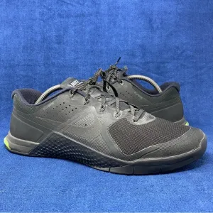 Nike Metcon 2 men’s CrossFit sneakers black/green size 12