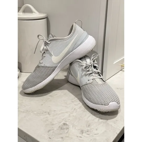 NIKE ROSHIE G Spikeless Golf Shoes Sneakers MEN'S 11 GREY WHITE - CD6065-003