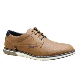 Ninety78 Mens Pepper Punched Casual Shoes Brown