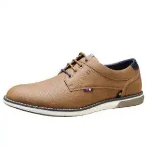 Ninety78 Mens Pepper Punched Casual Shoes Brown