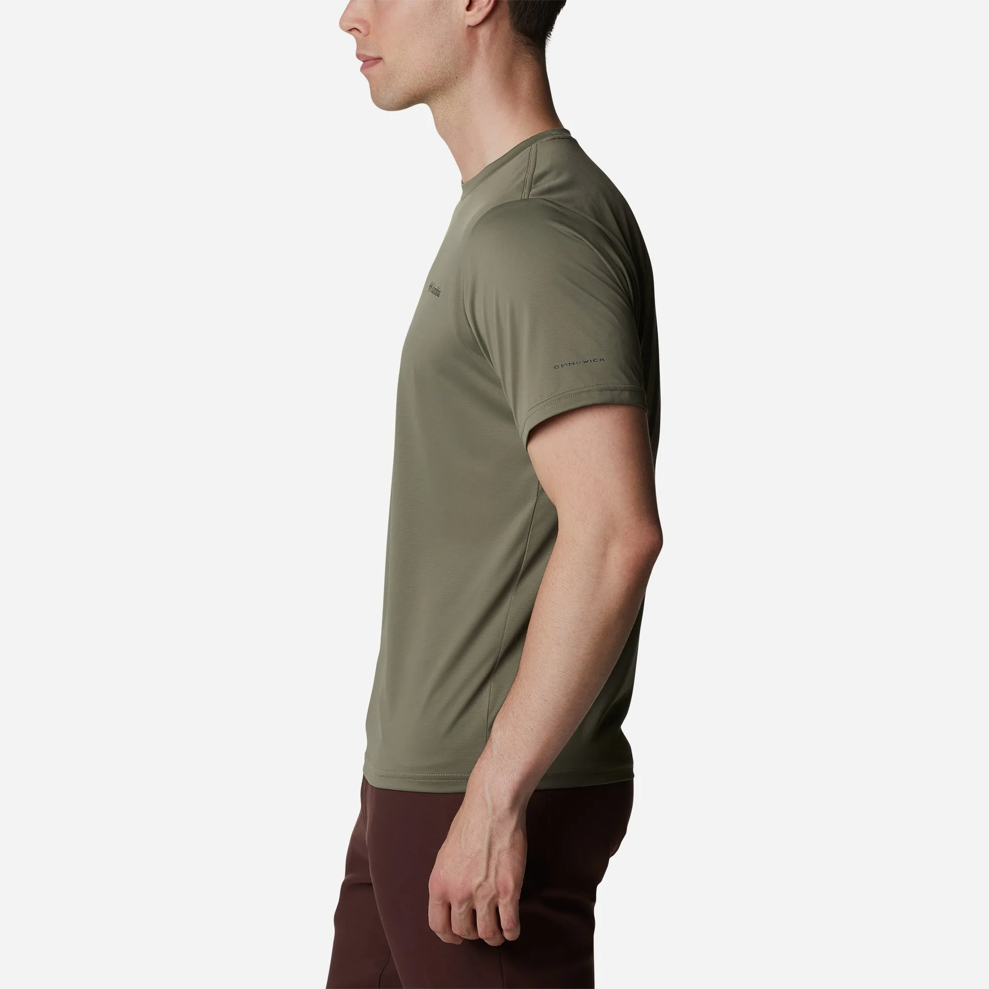 Áo Thun Ngắn Tay Nhanh Khô Nam Columbia Hike™ Crew - Xanh Quân Đội