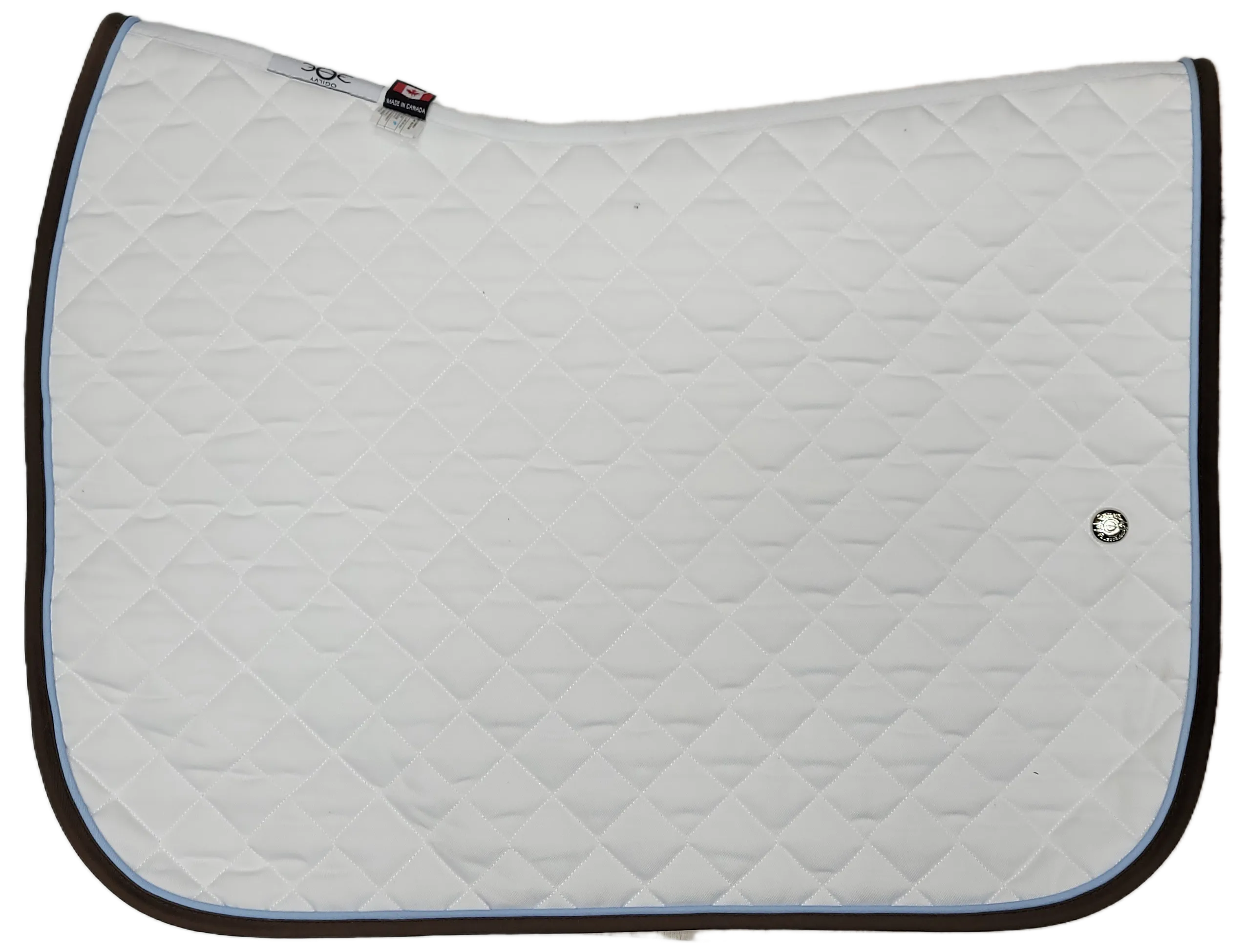 Ogilvy Jump Baby Pad - White/Baby Blue/Chocolate