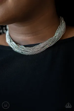 Paparazzi Catch You LAYER! - Multi Choker Necklace