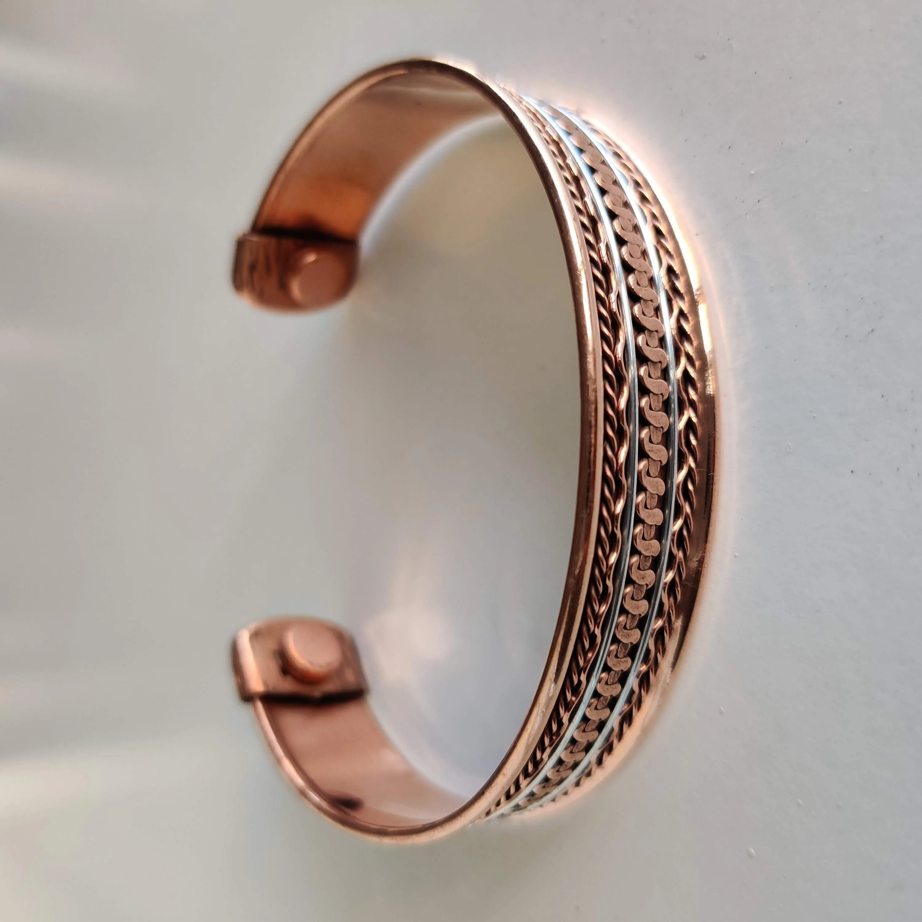 Pattern Copper Magnetic Bracelet