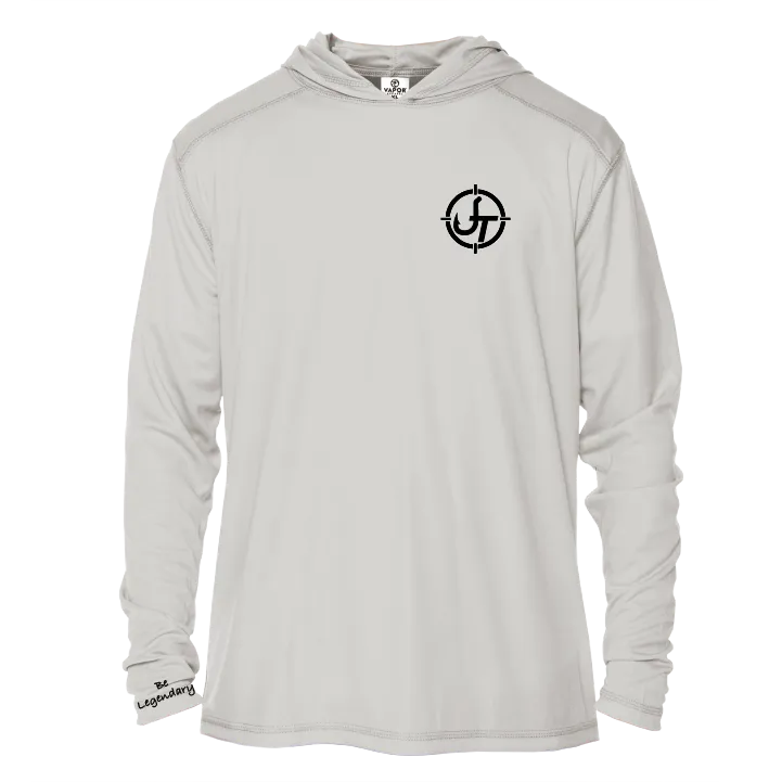 Pearl Grey Solar Hooded Long Sleeve