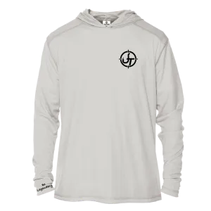 Pearl Grey Solar Hooded Long Sleeve