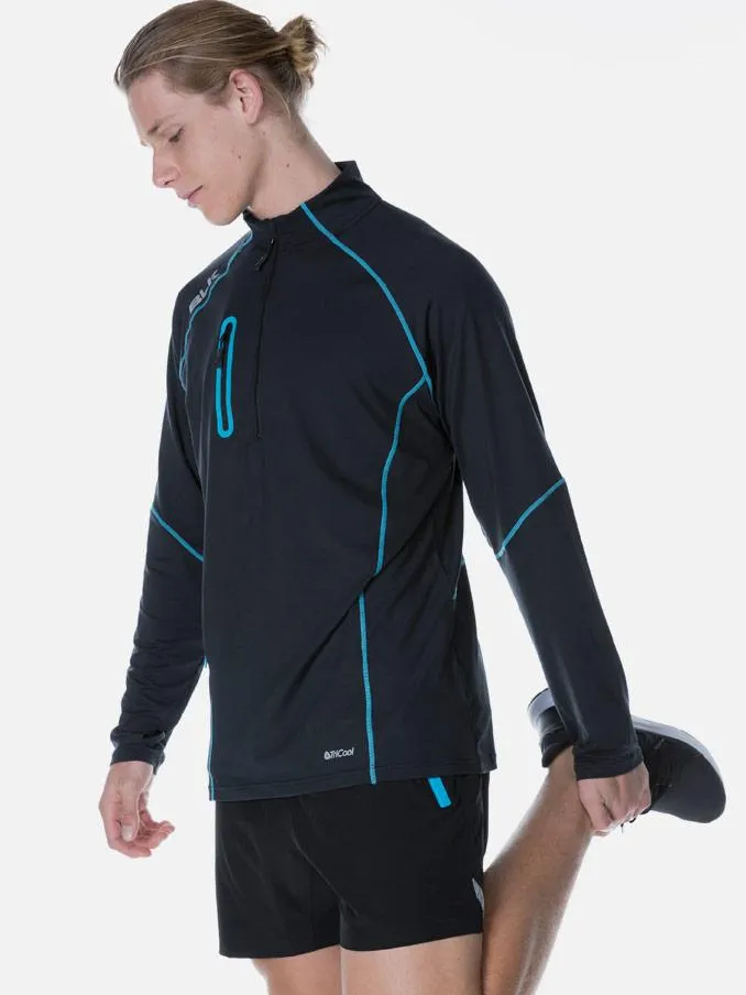 Performance Mens Warm Up Top Black